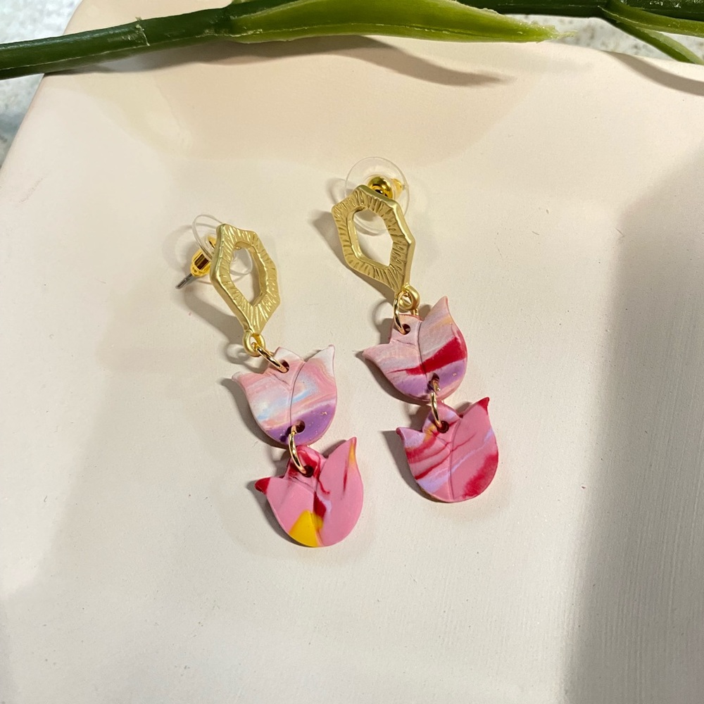 spring handcrafted earrings